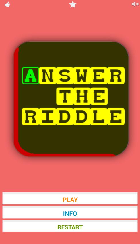 Answer the Riddle