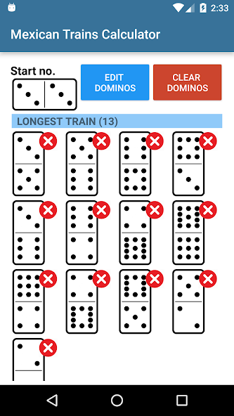 Mexican Train Domino Calc