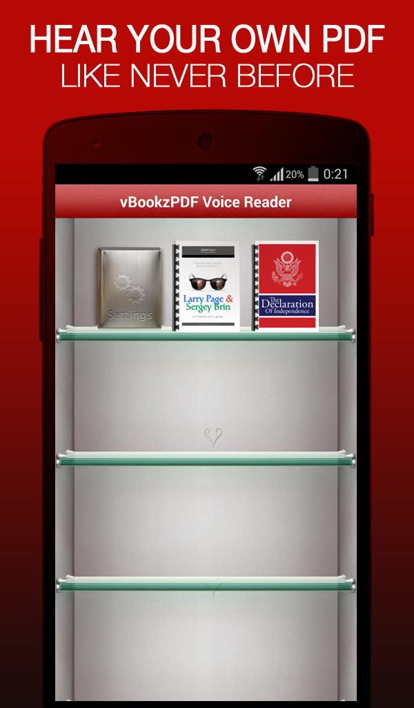 vBookz PDF Voice Reader