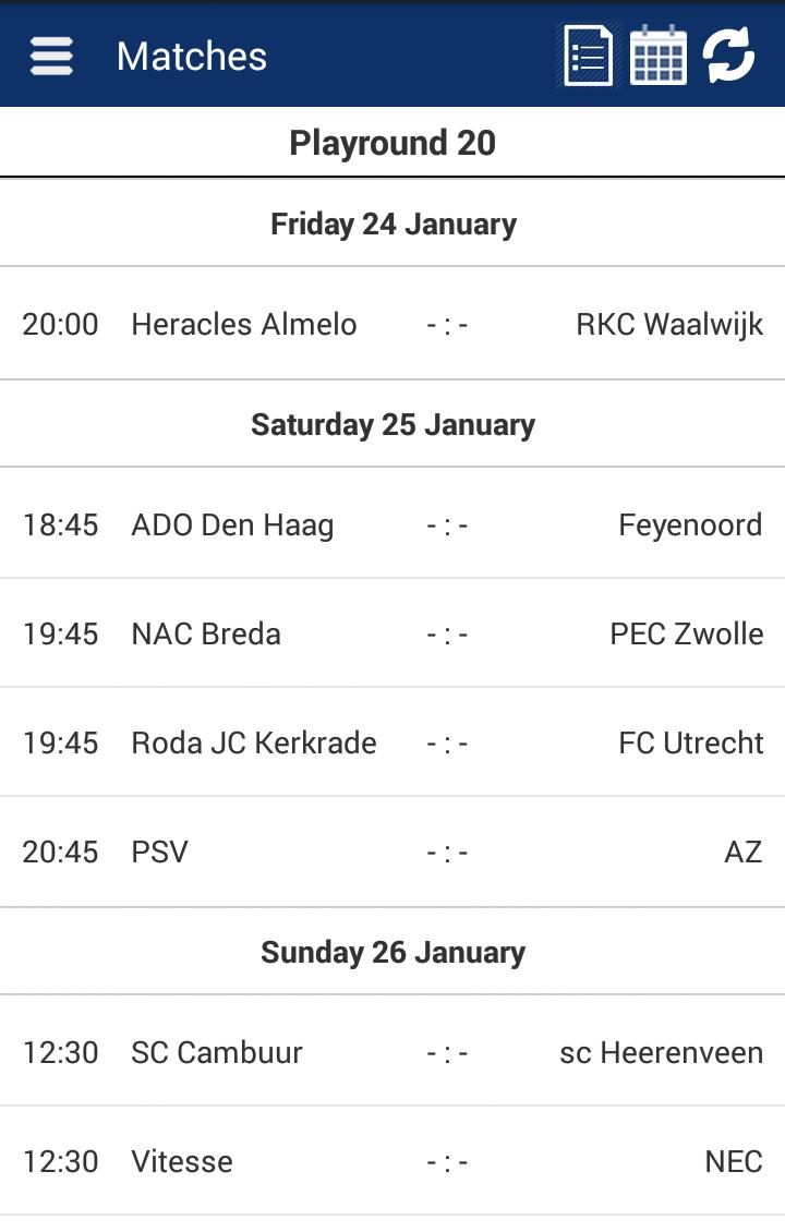 Eredivisie Info