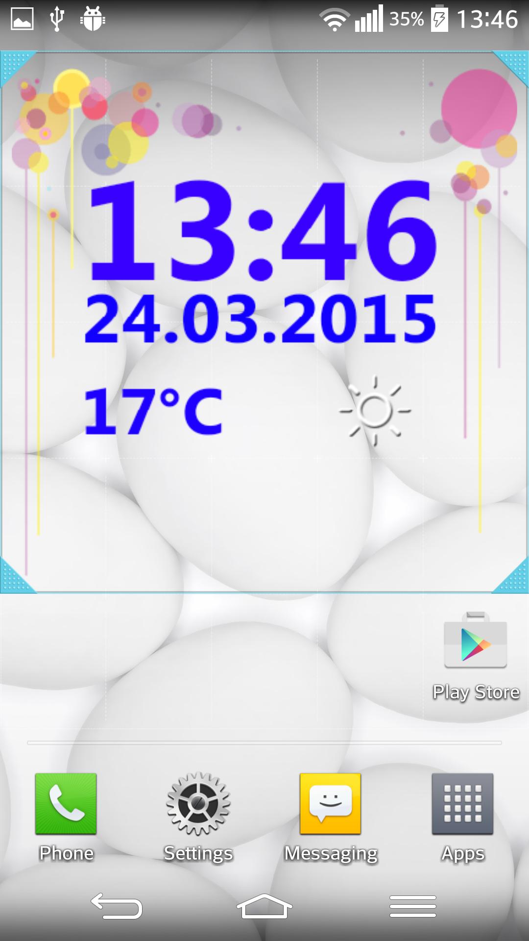 Digital Clock With Weather