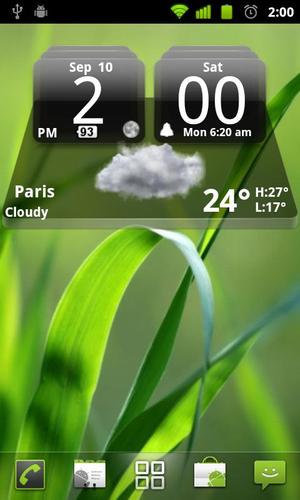 MIUI Dark Digital Weather CL.