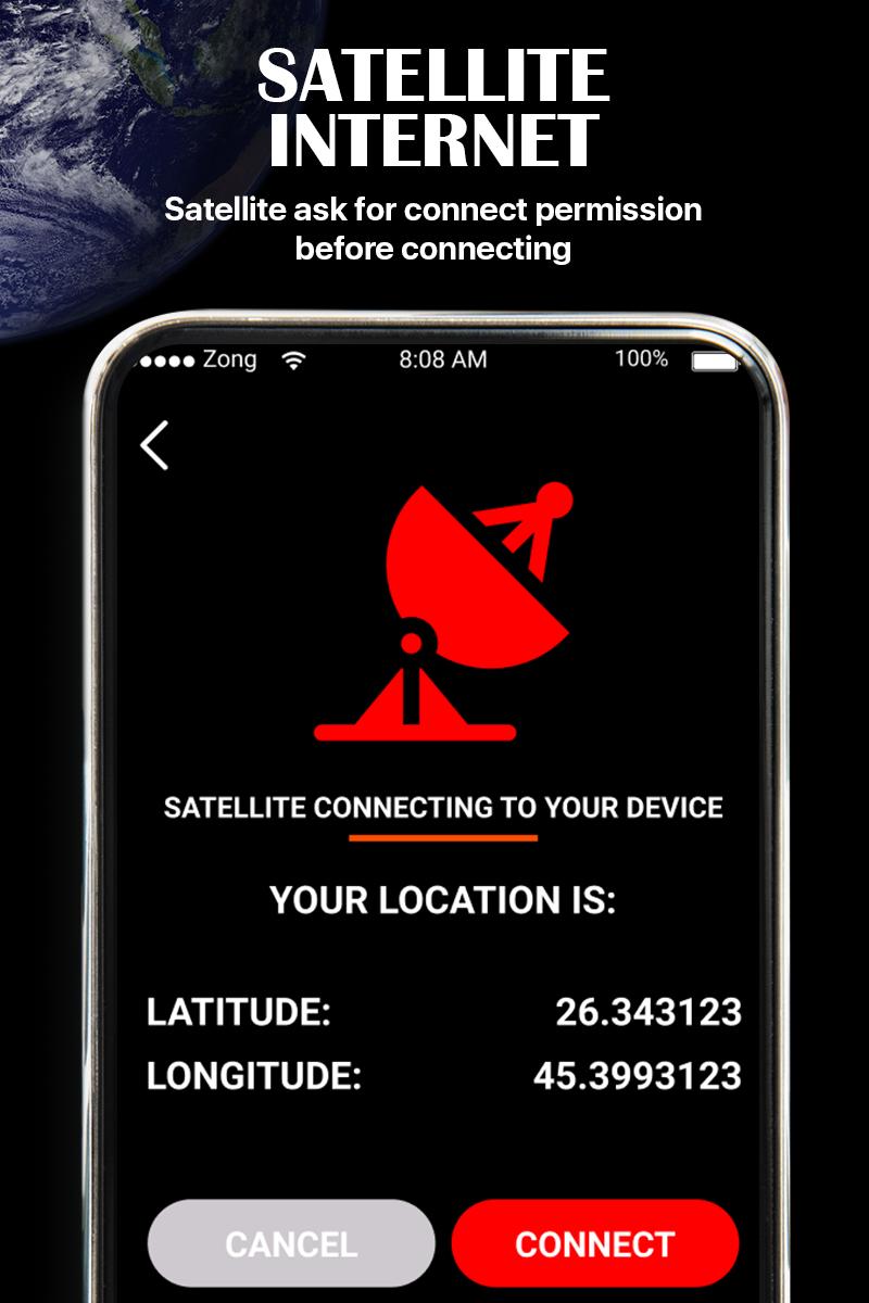 Satellite Internet Prank App