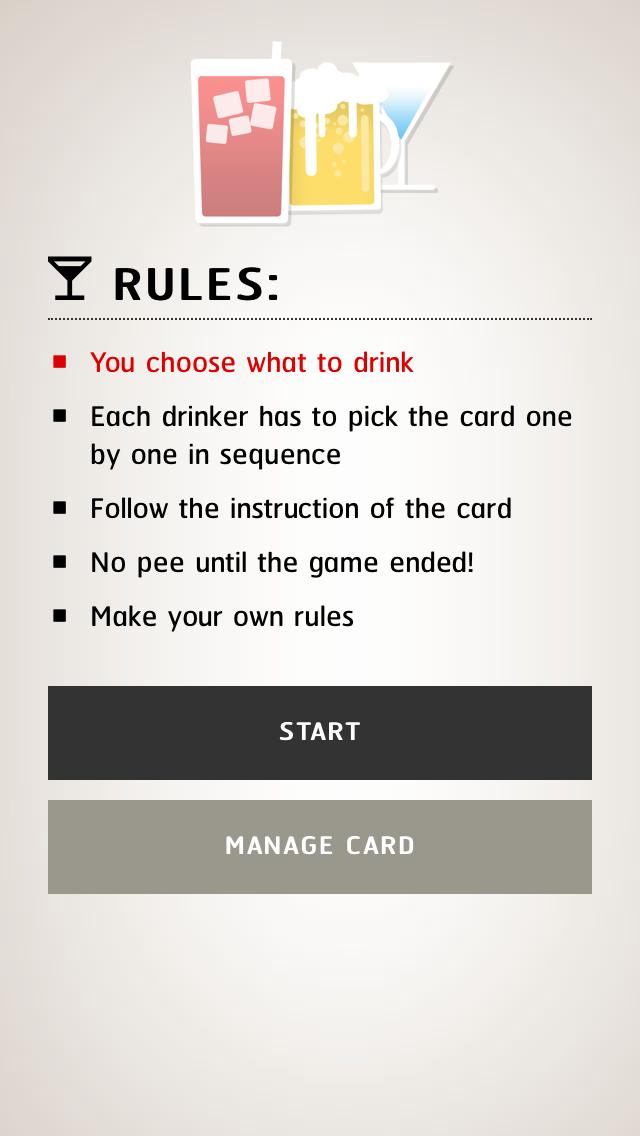 Drunk Card