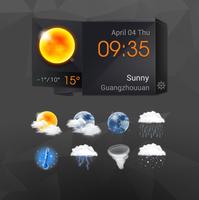 3D Clock Current Weather Free