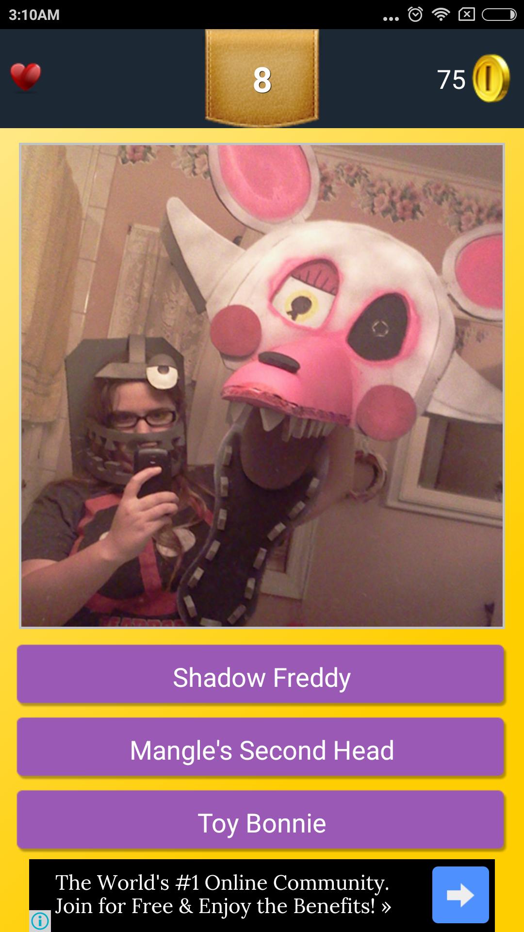 Cosplay Quiz for FNAF