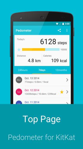 Pedometer for KitKat