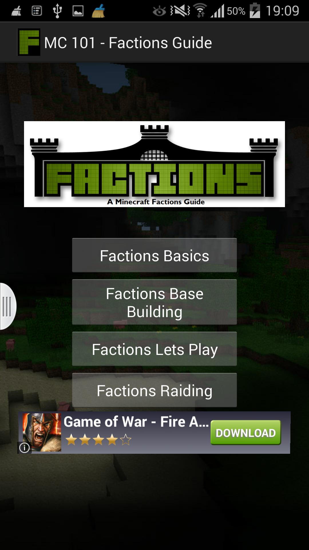 MC 101 - Factions Guide