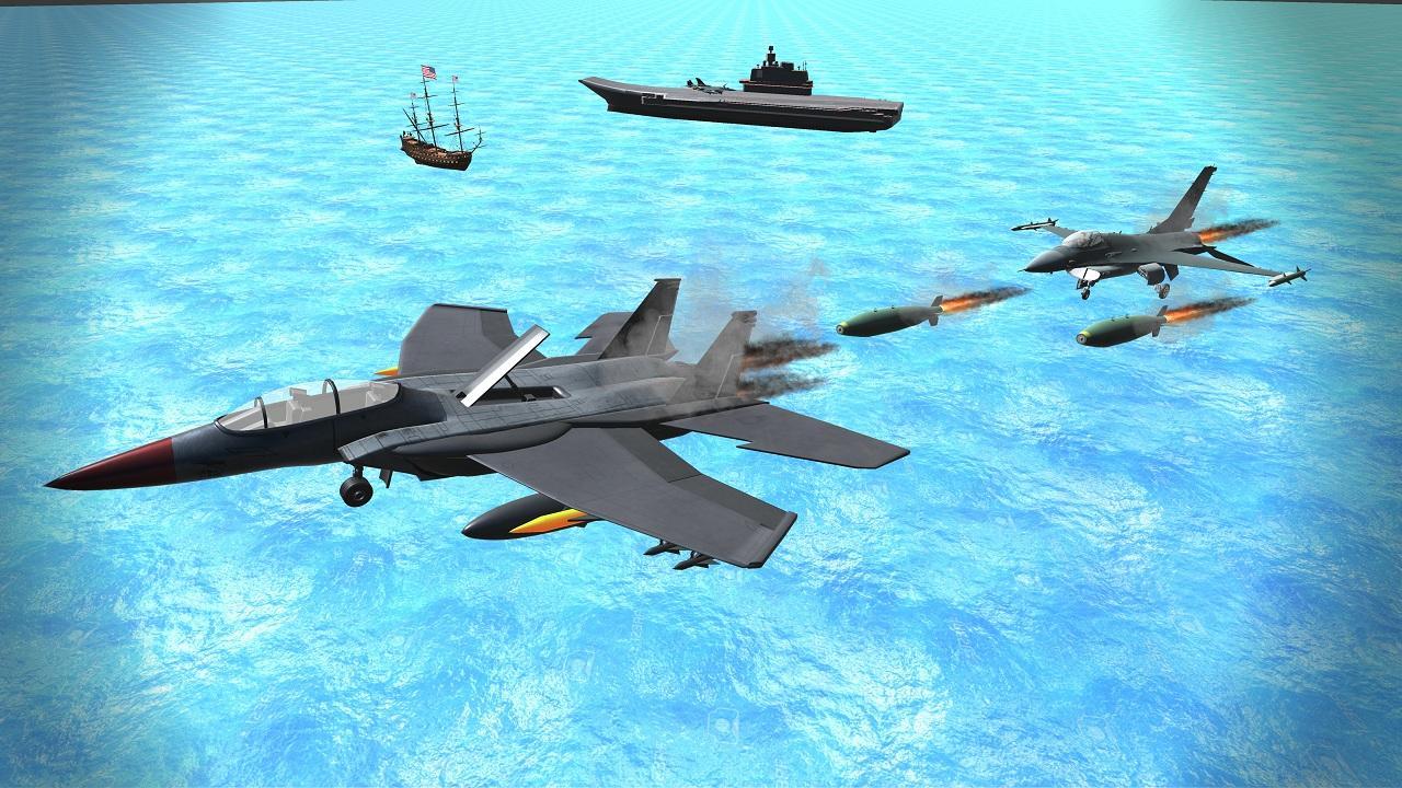 Real Flying Jet War 3D - Aircraft Naval Air Strike