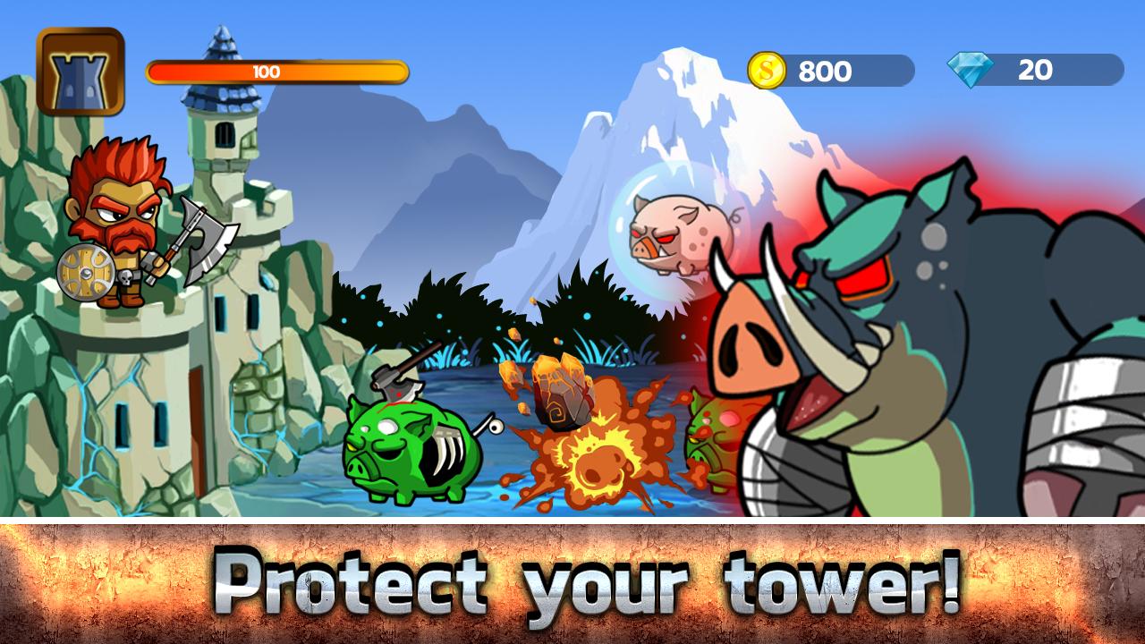 Zombie Defense: Hero Tower