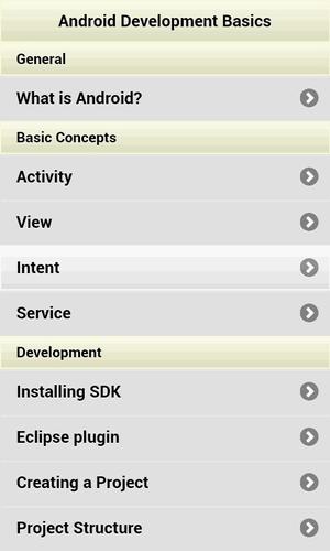 Developing Android Apps Basics