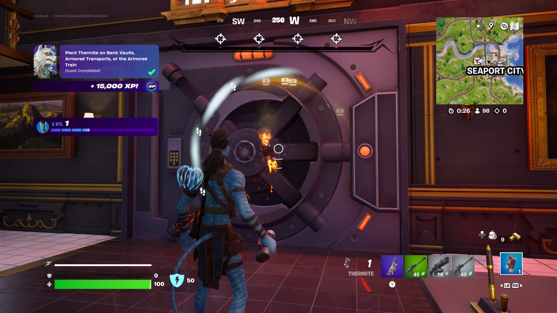 Fortnite第6章シーズン2でThermiteを見つけて使用する方法