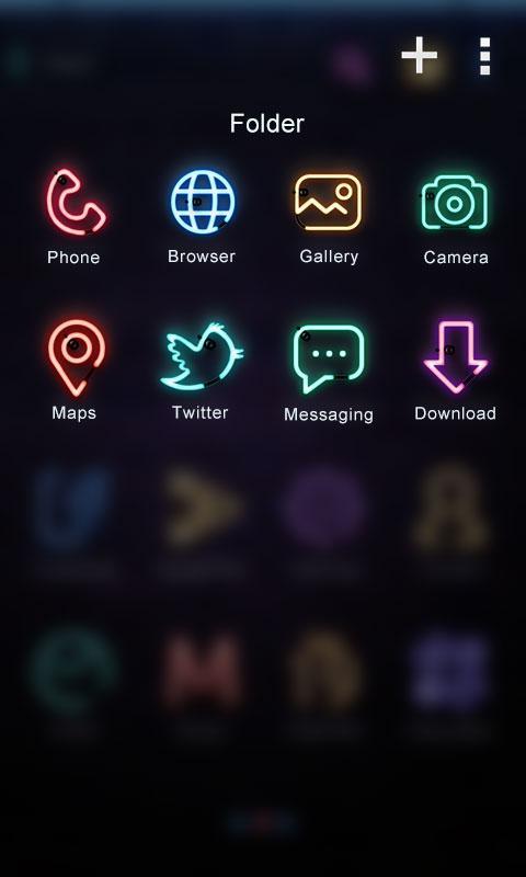 Neon Club GO Launcher Theme