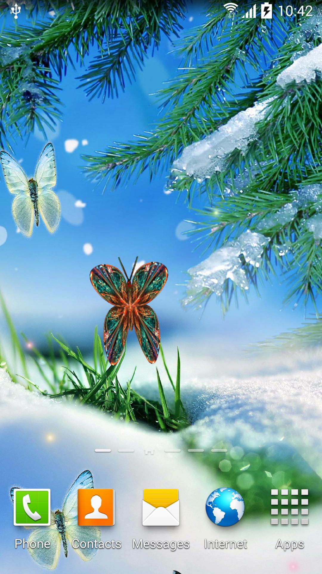 Abstract Butterflies Wallpaper