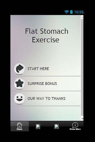 Flat Stomach Exercise Guide