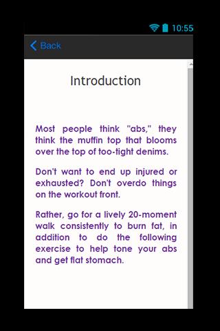 Flat Stomach Exercise Guide