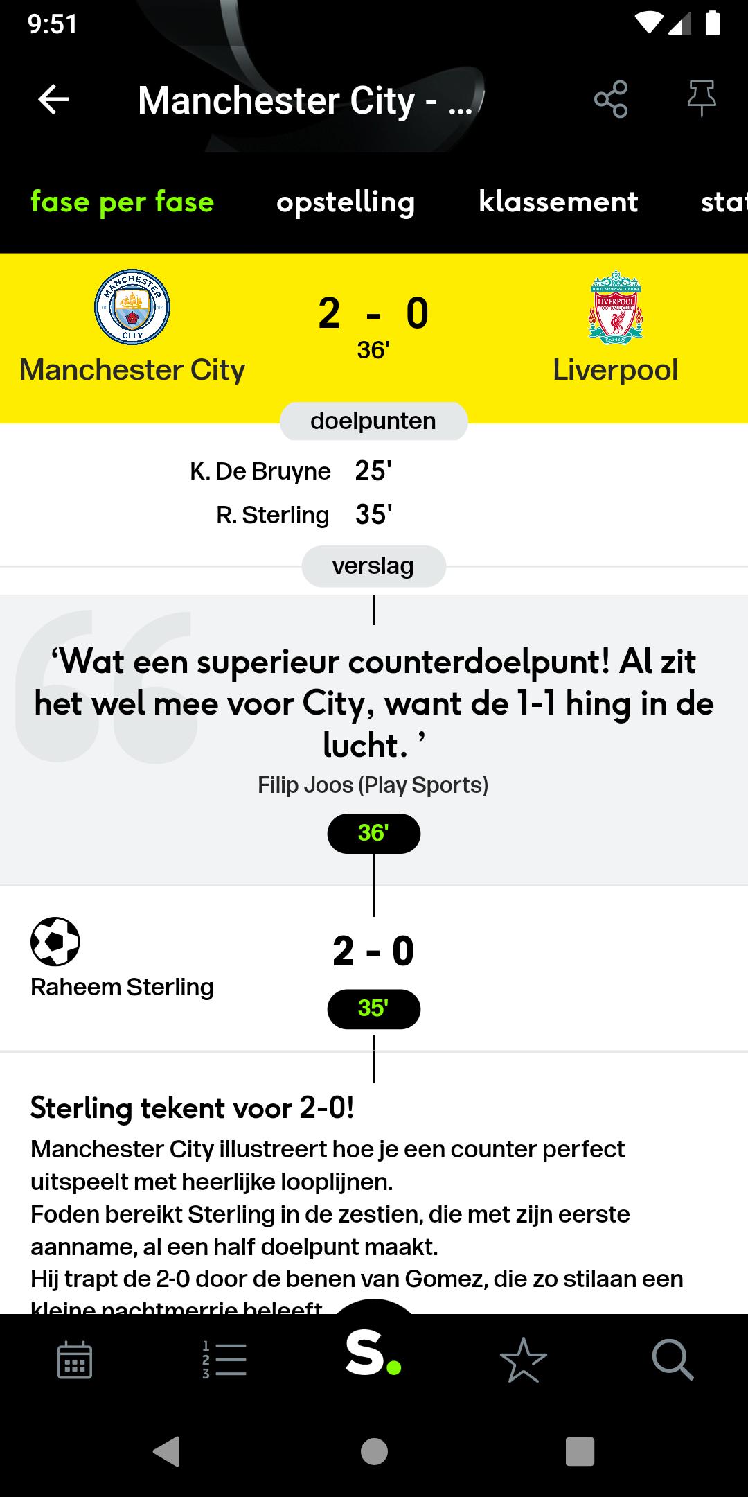 sporza voetbal