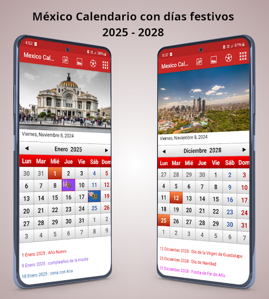 Mexico Calendario 2025