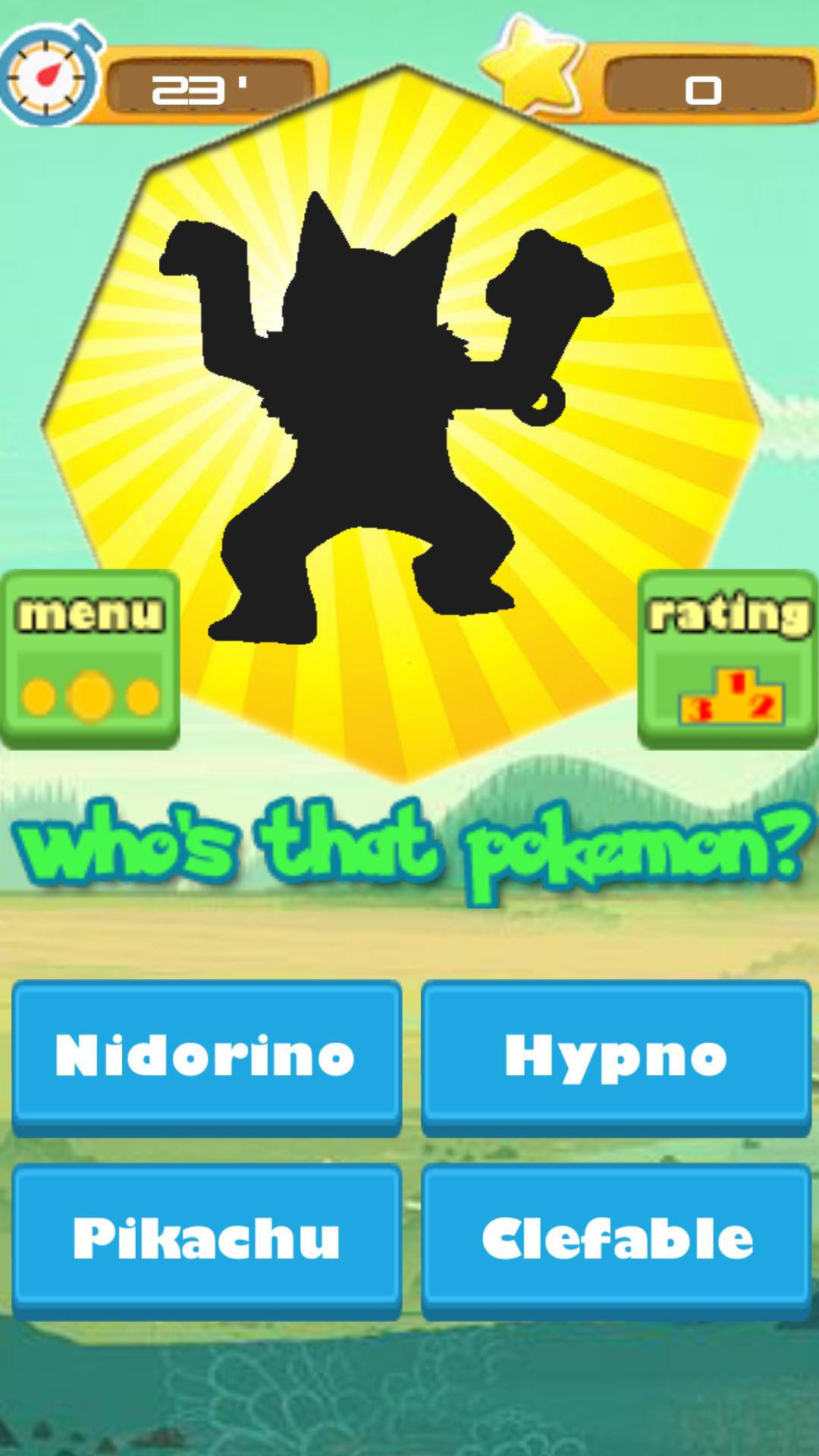 Game: Who's that pokemon?