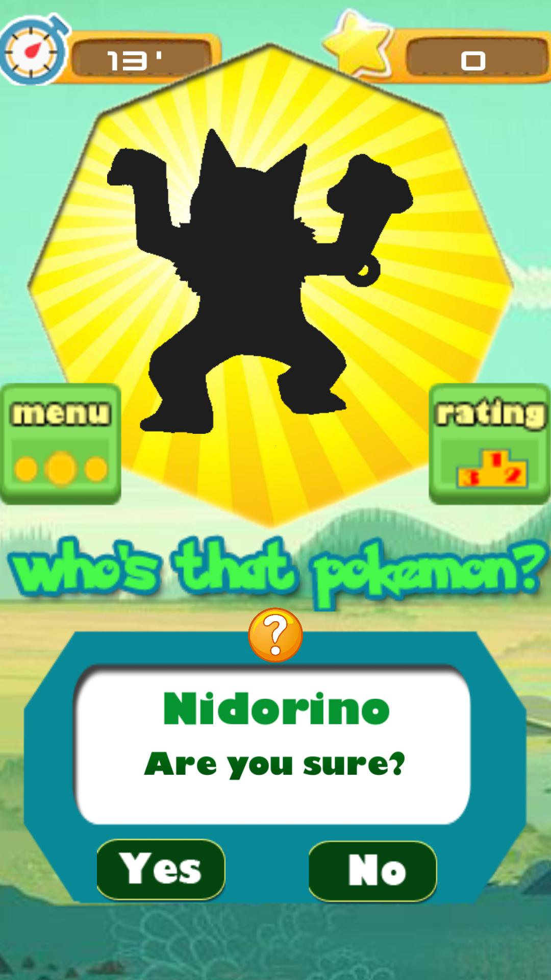 Game: Who's that pokemon?