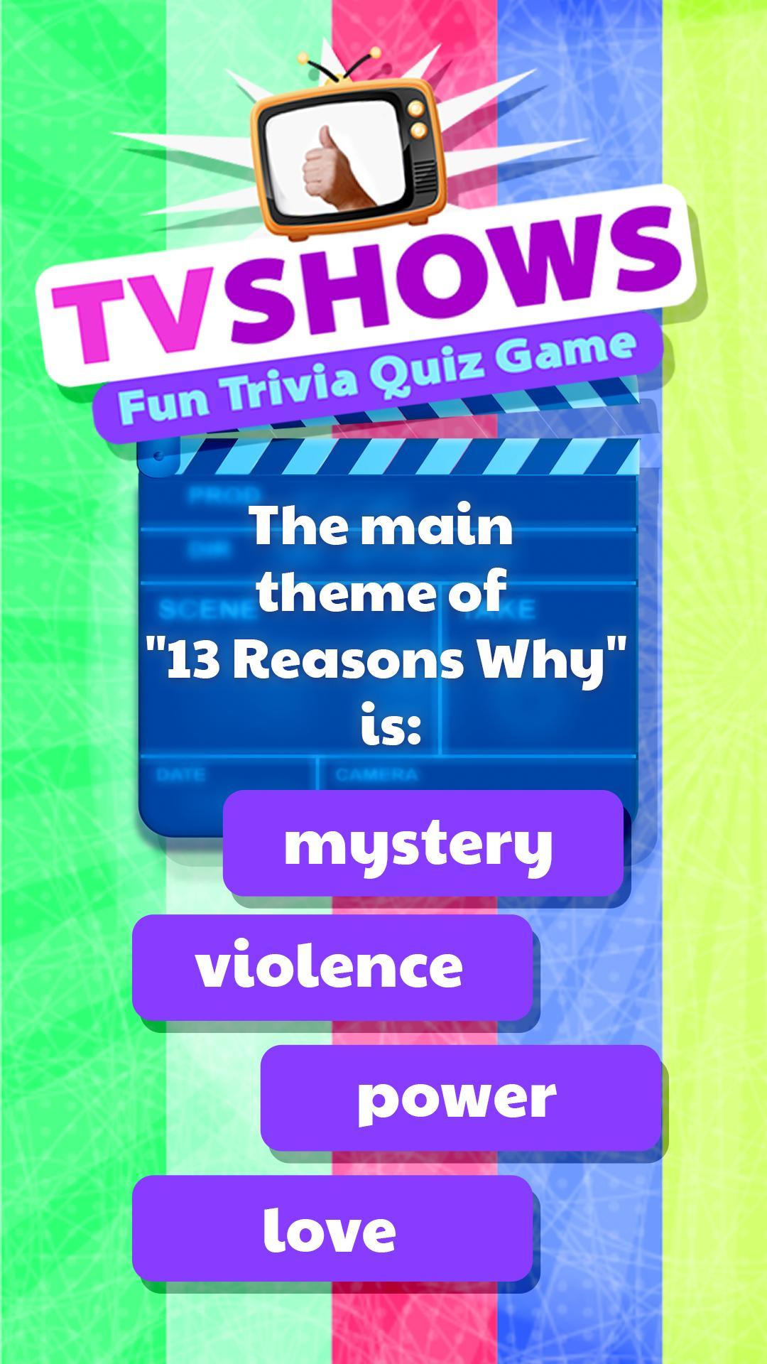 TV Shows Trivia Quiz Game