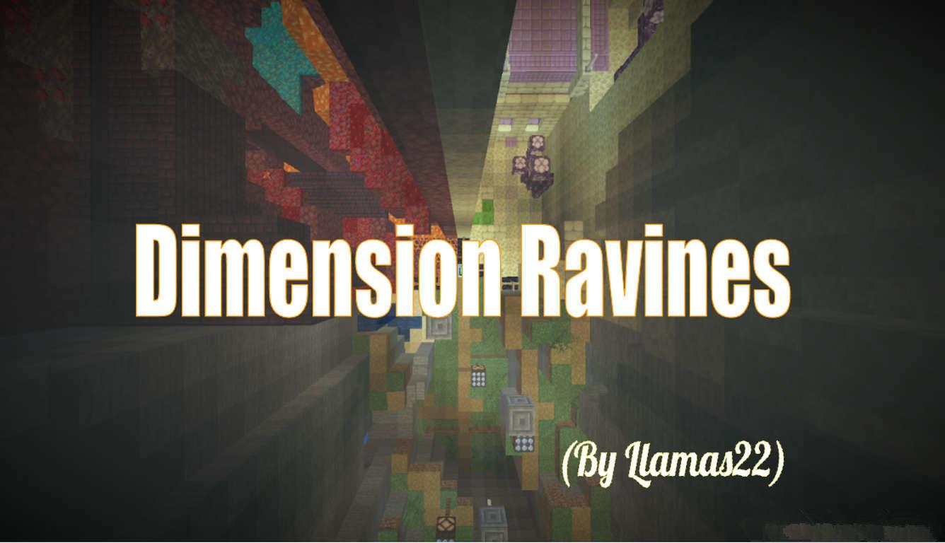 維山谷地圖（Dimension Ravines）|我的世界1.16.4版本