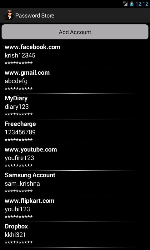 My Passwords