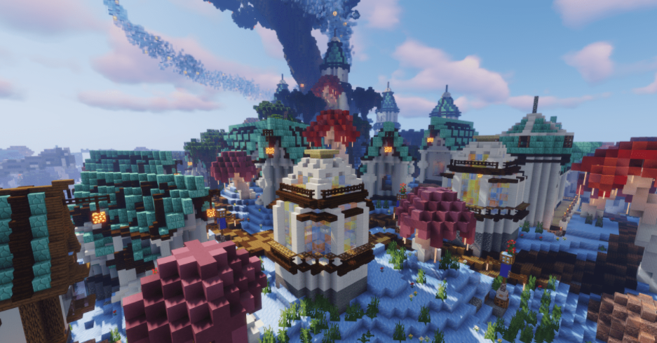 Minecraft Frozen Elven Town Map