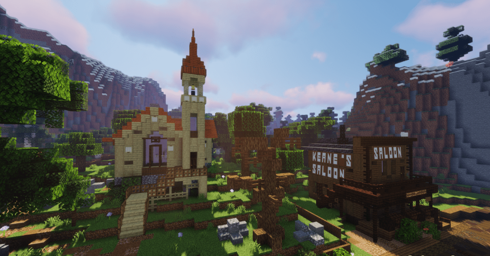 Minecraft RDR2 Red Dead Redemption 2 Mapa