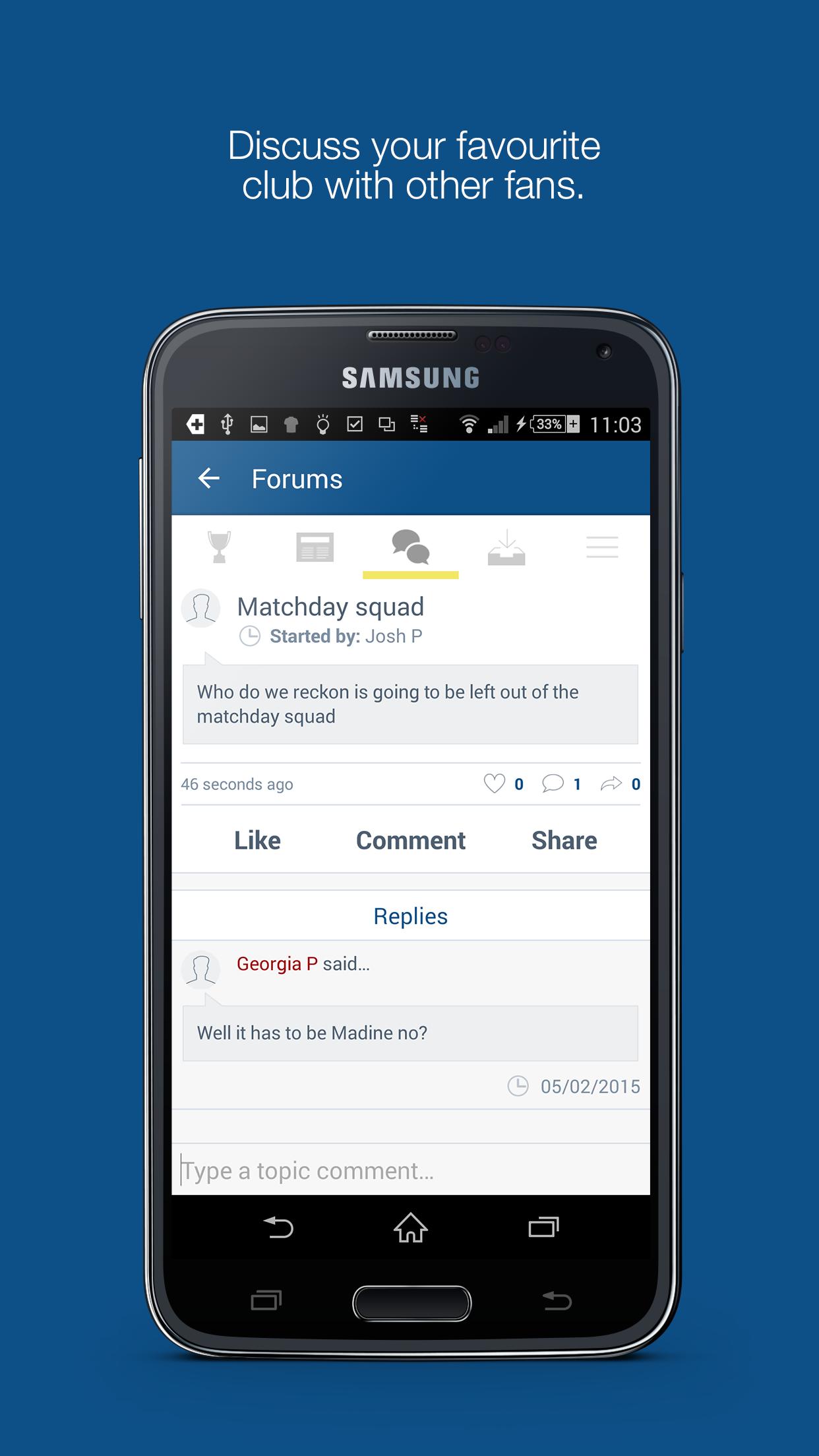 Fan App for Sheffield Wed FC
