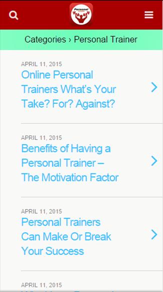 Personal Trainer