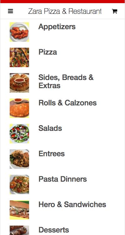 Zaras Pizza