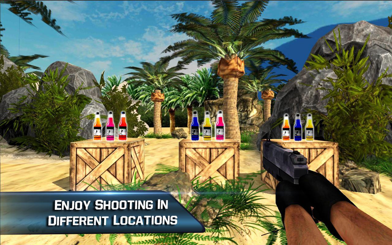 Bottle Shoot Game