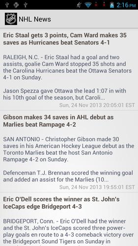 NHL News