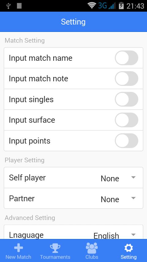 Soft Tennis Match Log