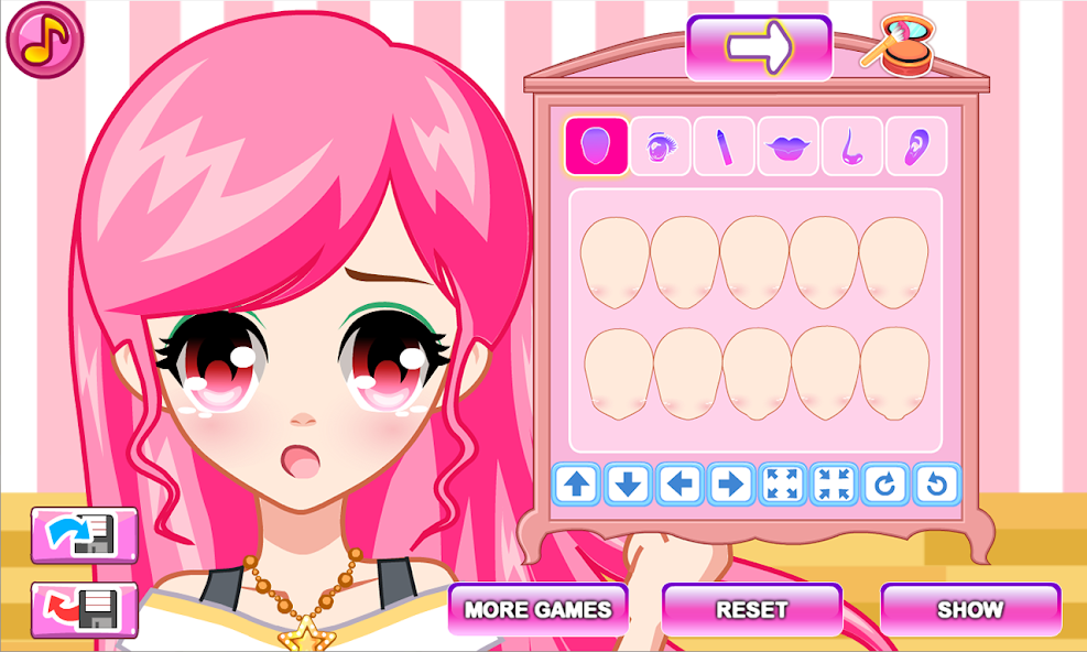 Dress Up Manga Wardrobe