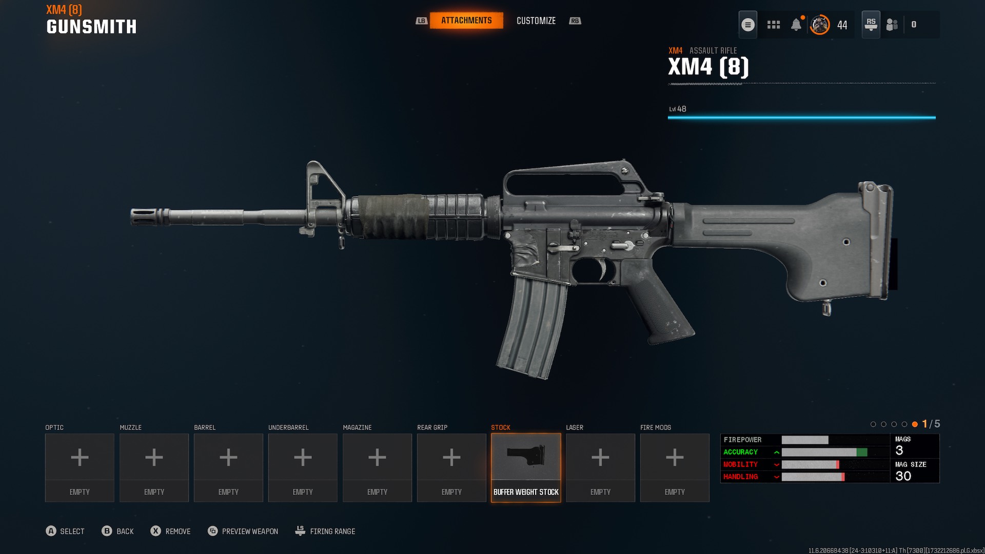 Cara membuka & melengkapi stok bobot buffer di Black Ops 6