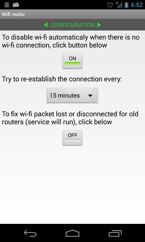 Wifi matic