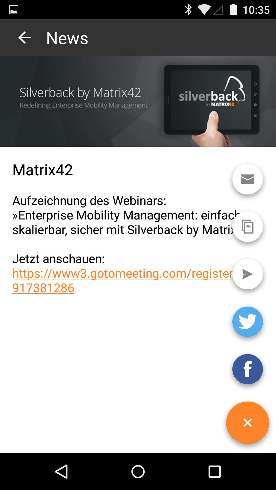 Matrix42 Mobile