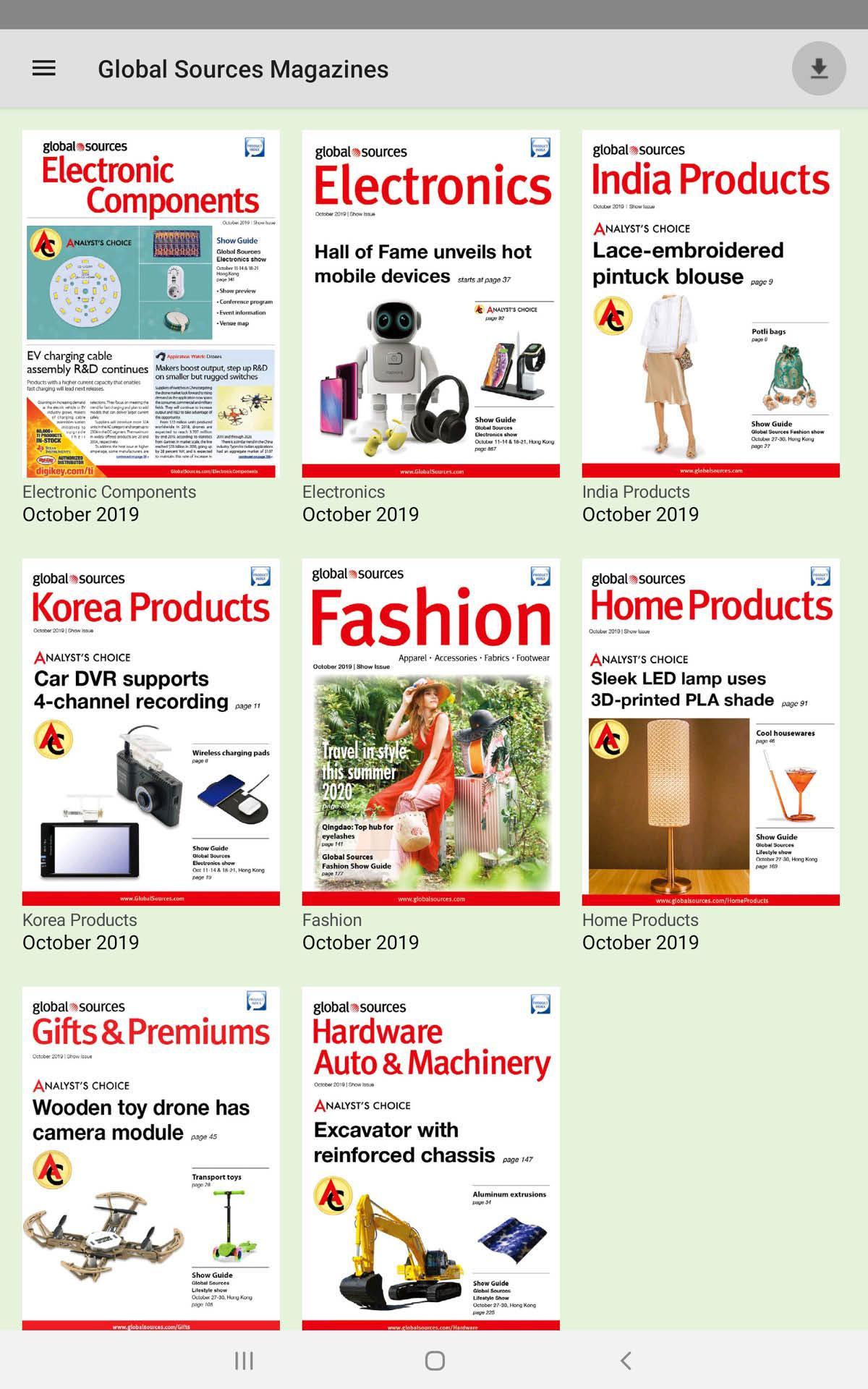 Global Sources Magazines