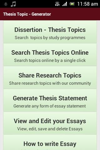 Writing Thesis