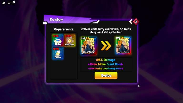 애니메이션 Reborn Evolution Guide - 캐릭터, 재료 등
