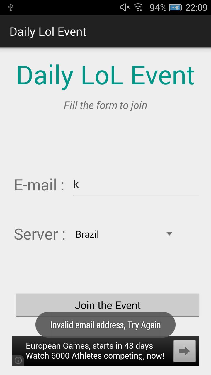 Daily Lol Event