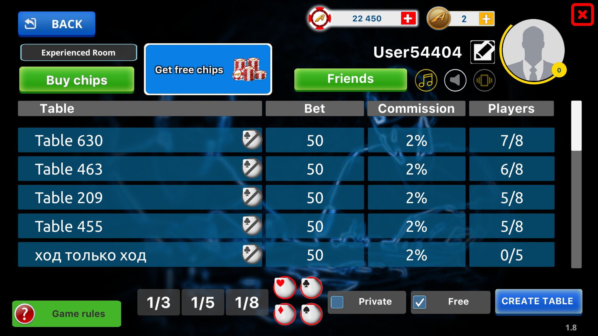 Card game Azi
