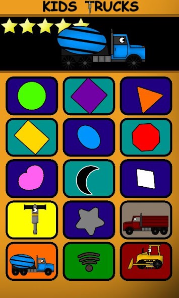 Kids Trucks: Preschool Games