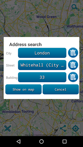 Map of London offline