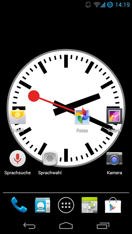 Swiss Railway Clock