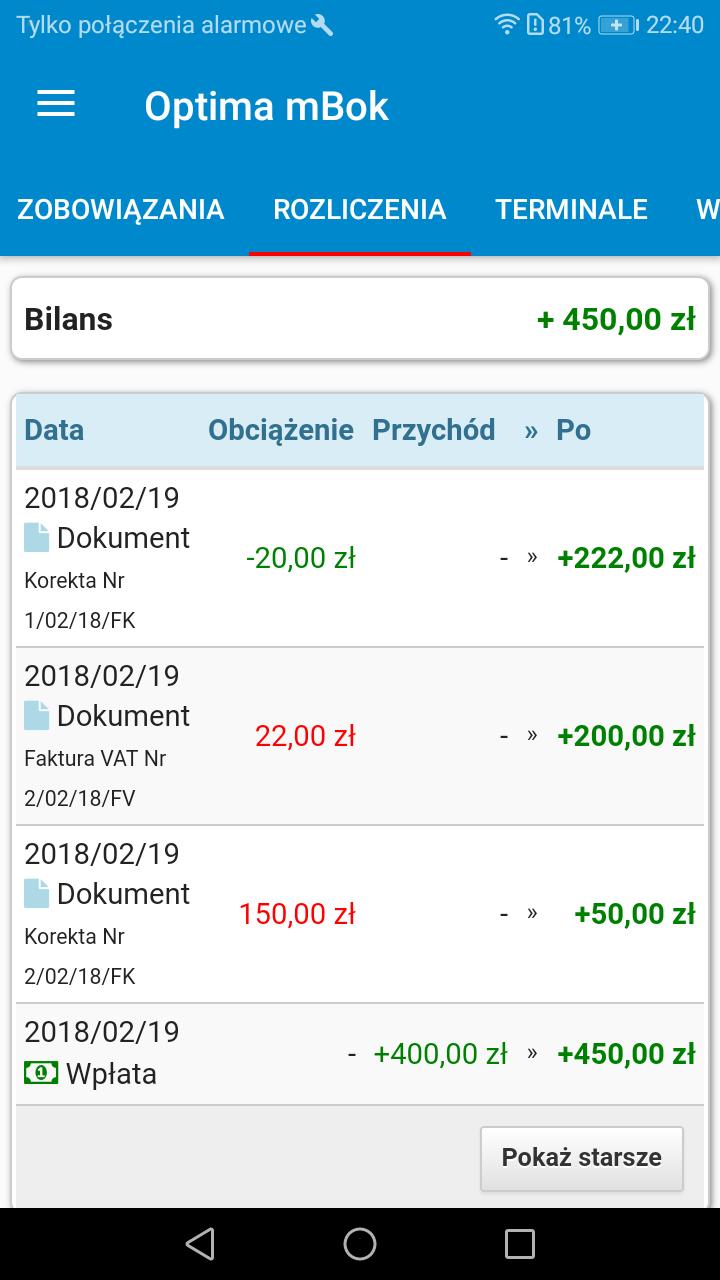 Optima mBok