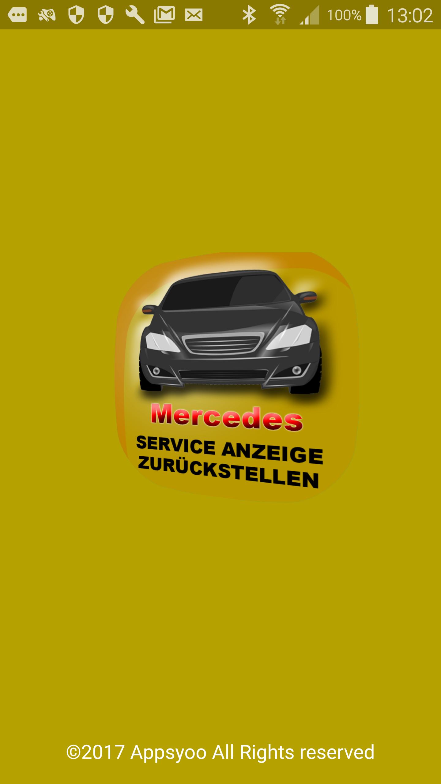 Service display Reset