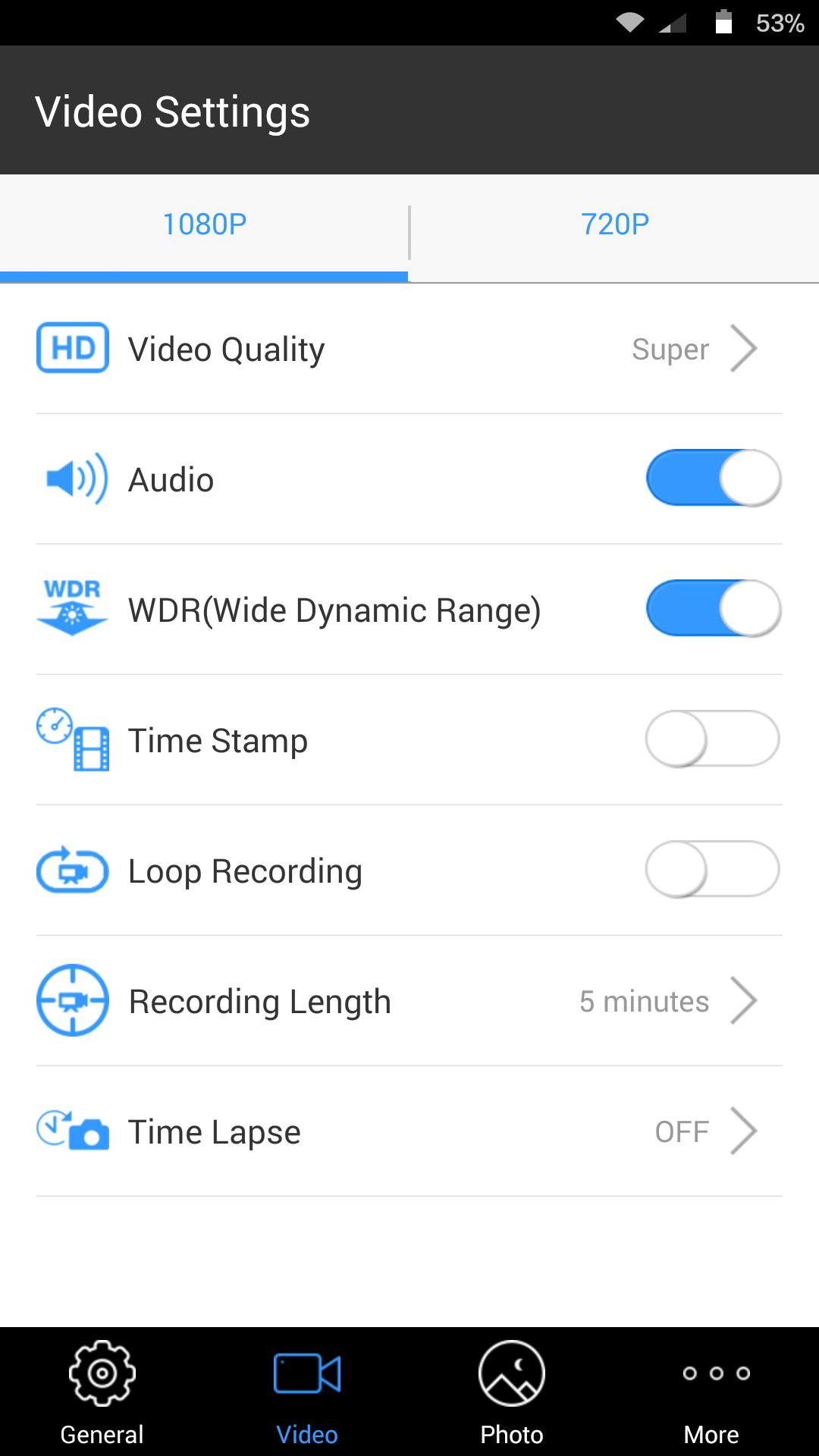 RunCam HD App